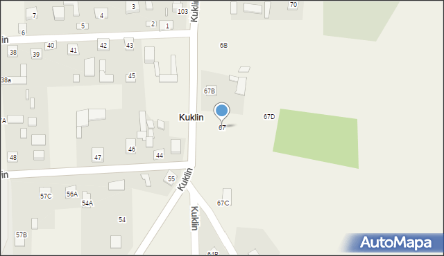Kuklin, Kuklin, 67, mapa Kuklin