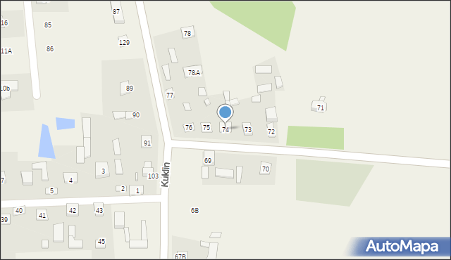Kuklin, Kuklin, 74, mapa Kuklin