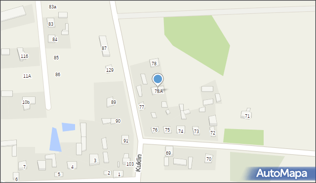 Kuklin, Kuklin, 78A, mapa Kuklin