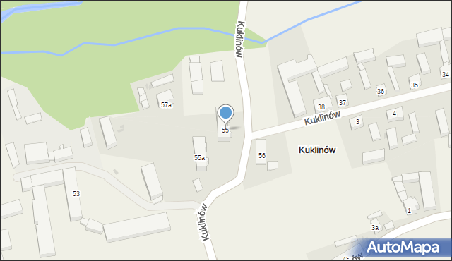 Kuklinów, Kuklinów, 55, mapa Kuklinów