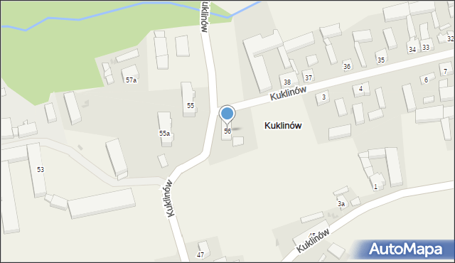 Kuklinów, Kuklinów, 56, mapa Kuklinów