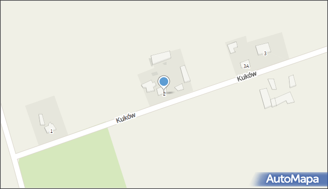 Kuków, Kuków, 2, mapa Kuków