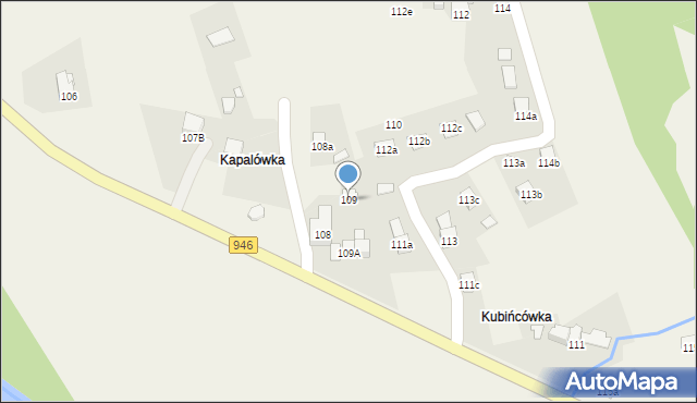 Kuków, Kuków, 109, mapa Kuków