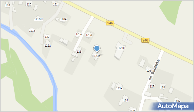 Kuków, Kuków, 123b, mapa Kuków