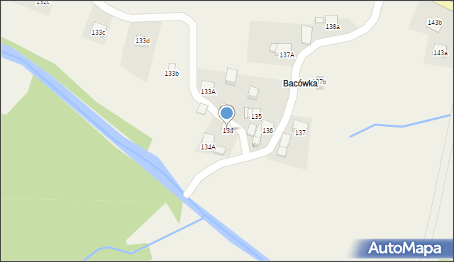 Kuków, Kuków, 134, mapa Kuków