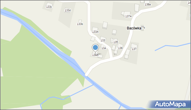 Kuków, Kuków, 134A, mapa Kuków