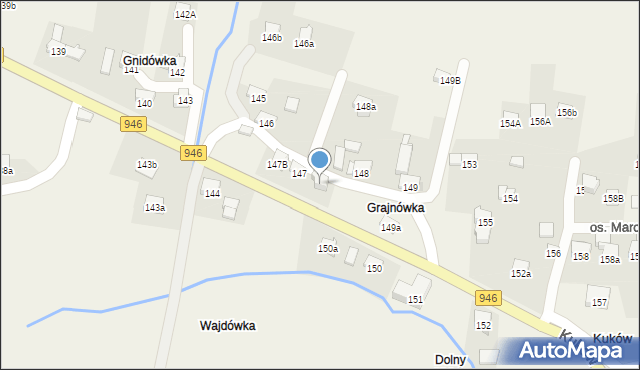 Kuków, Kuków, 147A, mapa Kuków