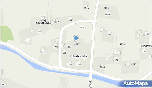 Kuków, Kuków, 183, mapa Kuków