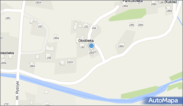 Kuków, Kuków, 192c, mapa Kuków