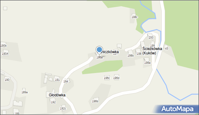 Kuków, Kuków, 196a, mapa Kuków