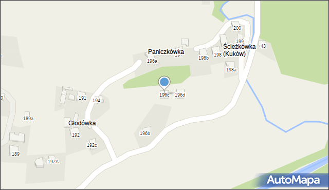 Kuków, Kuków, 196c, mapa Kuków