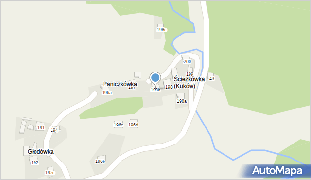 Kuków, Kuków, 198b, mapa Kuków