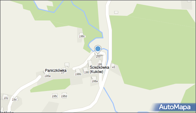 Kuków, Kuków, 200, mapa Kuków