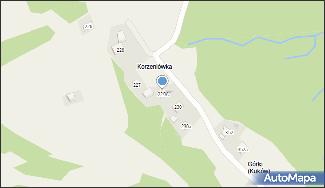 Kuków, Kuków, 229A, mapa Kuków