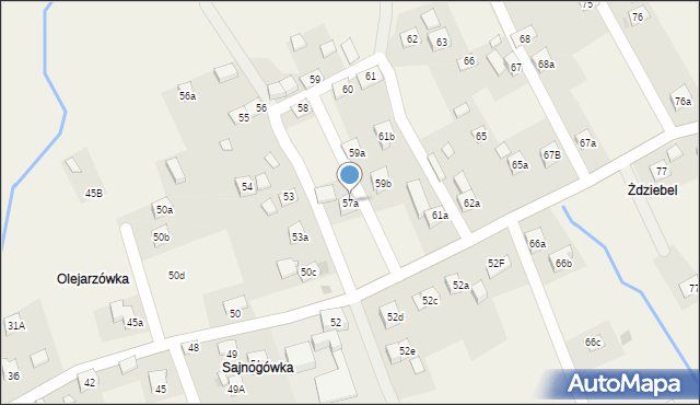 Kuków, Kuków, 57a, mapa Kuków