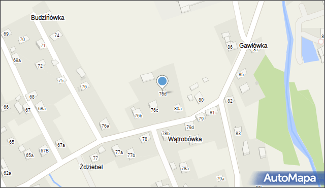 Kuków, Kuków, 76d, mapa Kuków