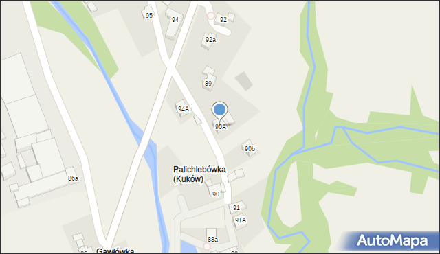 Kuków, Kuków, 90A, mapa Kuków