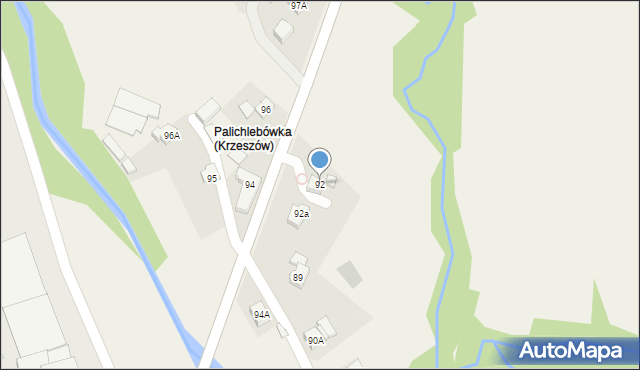 Kuków, Kuków, 92, mapa Kuków