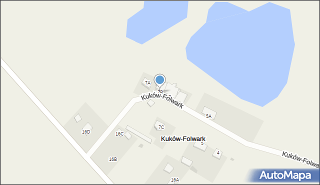 Kuków-Folwark, Kuków-Folwark, 7B, mapa Kuków-Folwark
