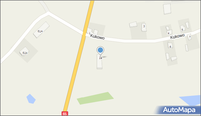 Kukowo, Kukowo, 1a, mapa Kukowo
