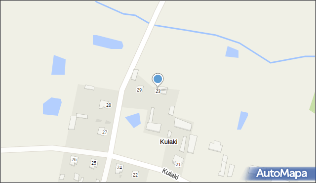 Kułaki, Kułaki, 23, mapa Kułaki