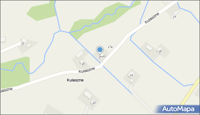 Kulaszne, Kulaszne, 17, mapa Kulaszne