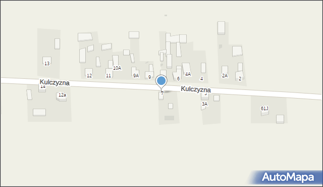 Kulczyzna, Kulczyzna, 7, mapa Kulczyzna