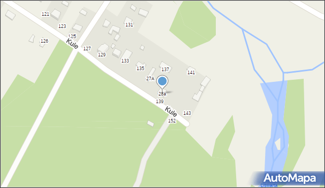 Kule, Kule, 28a, mapa Kule