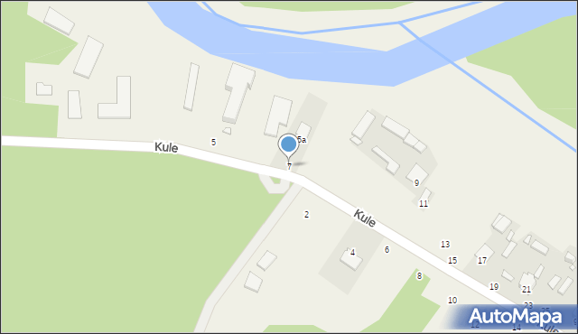 Kule, Kule, 7, mapa Kule