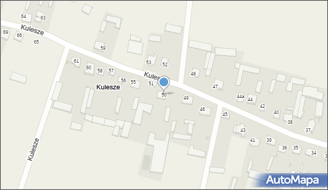 Kulesze, Kulesze, 50, mapa Kulesze