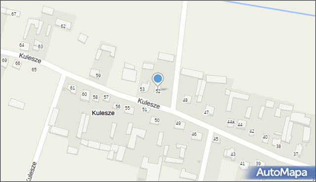 Kulesze, Kulesze, 52, mapa Kulesze