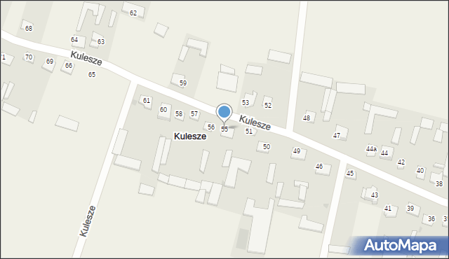 Kulesze, Kulesze, 55, mapa Kulesze