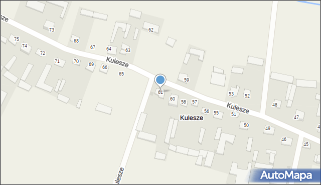 Kulesze, Kulesze, 61, mapa Kulesze