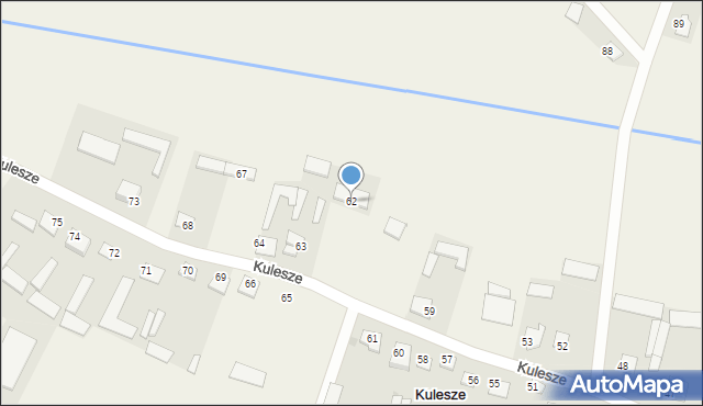 Kulesze, Kulesze, 62, mapa Kulesze