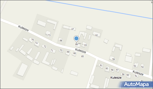 Kulesze, Kulesze, 64, mapa Kulesze
