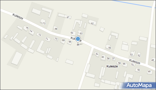 Kulesze, Kulesze, 65, mapa Kulesze