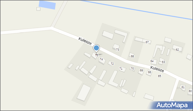 Kulesze, Kulesze, 75, mapa Kulesze