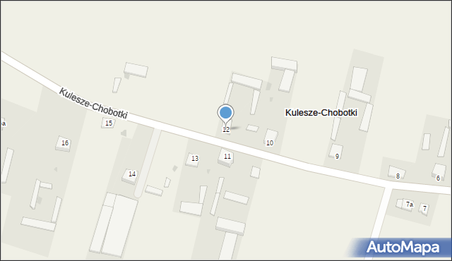 Kulesze-Chobotki, Kulesze-Chobotki, 12, mapa Kulesze-Chobotki