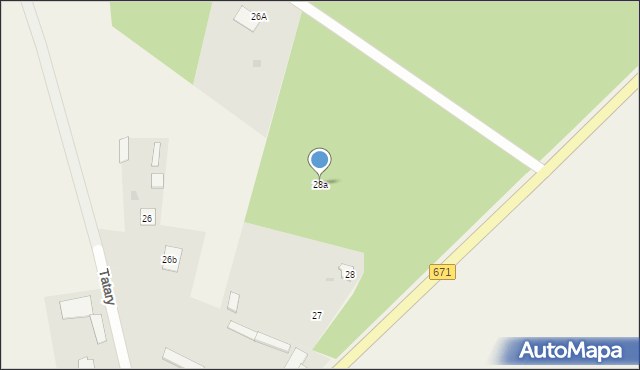Kulesze-Chobotki, Kulesze-Chobotki, 28a, mapa Kulesze-Chobotki