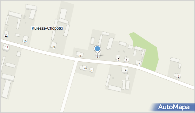 Kulesze-Chobotki, Kulesze-Chobotki, 6, mapa Kulesze-Chobotki