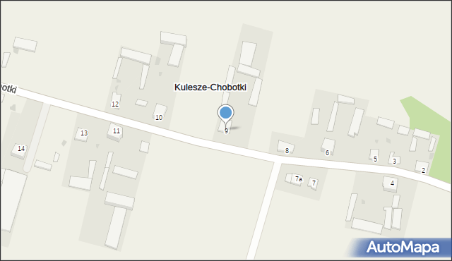 Kulesze-Chobotki, Kulesze-Chobotki, 9, mapa Kulesze-Chobotki