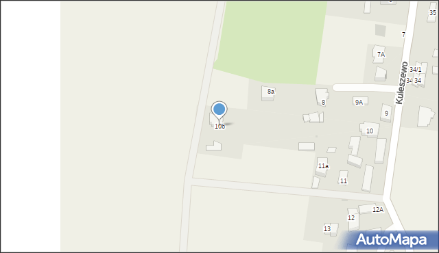 Kuleszewo, Kuleszewo, 10b, mapa Kuleszewo