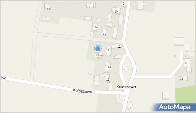 Kuleszewo, Kuleszewo, 13/2, mapa Kuleszewo