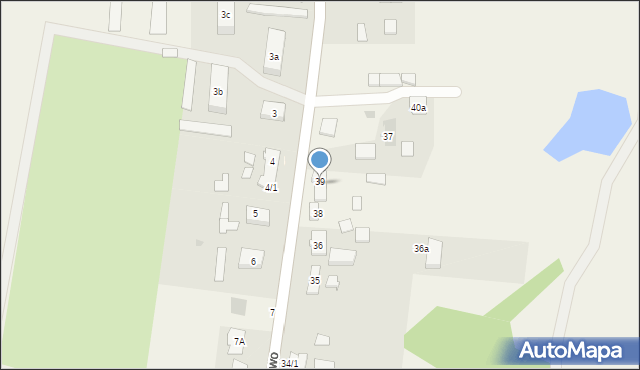 Kuleszewo, Kuleszewo, 39A, mapa Kuleszewo