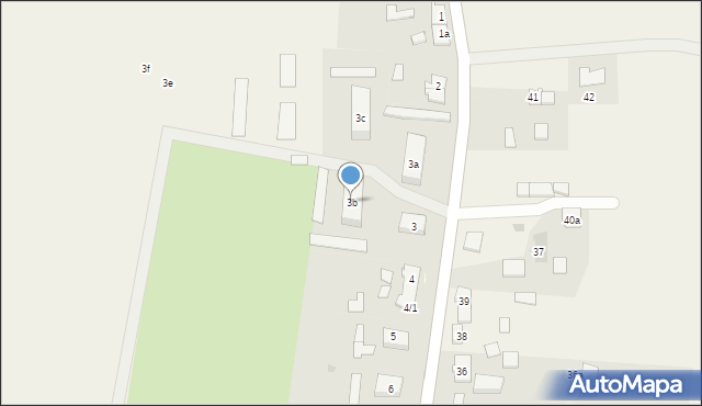 Kuleszewo, Kuleszewo, 3b, mapa Kuleszewo