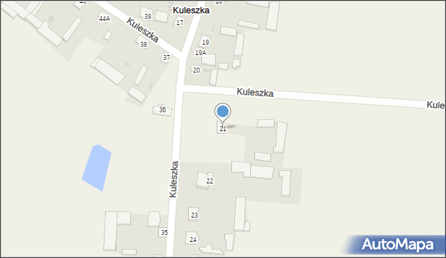 Kuleszka, Kuleszka, 21, mapa Kuleszka
