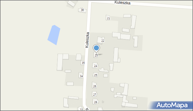 Kuleszka, Kuleszka, 23, mapa Kuleszka
