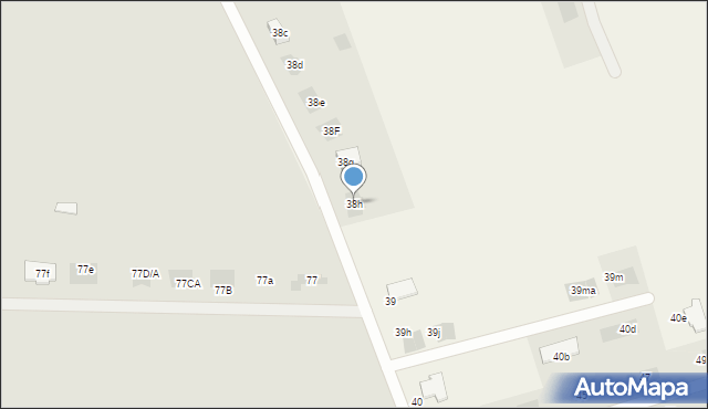 Kulice, Kulice, 38h, mapa Kulice