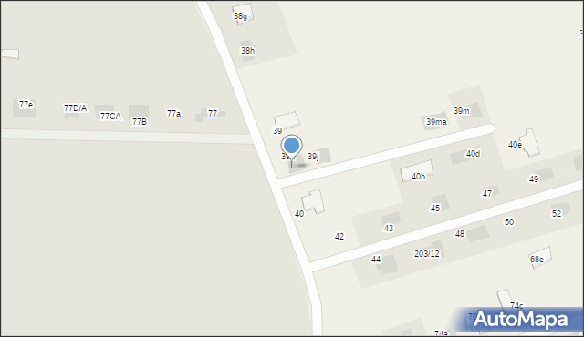 Kulice, Kulice, 39i, mapa Kulice