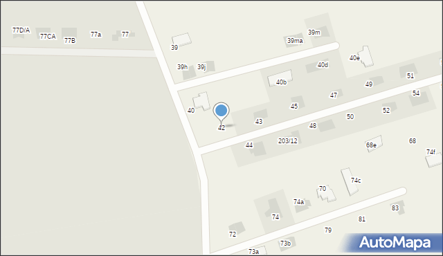 Kulice, Kulice, 42, mapa Kulice